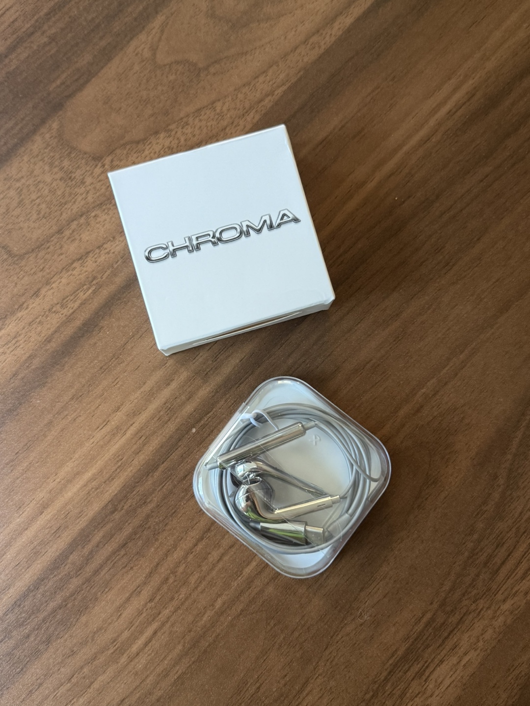 Chrome Wired Earbuds