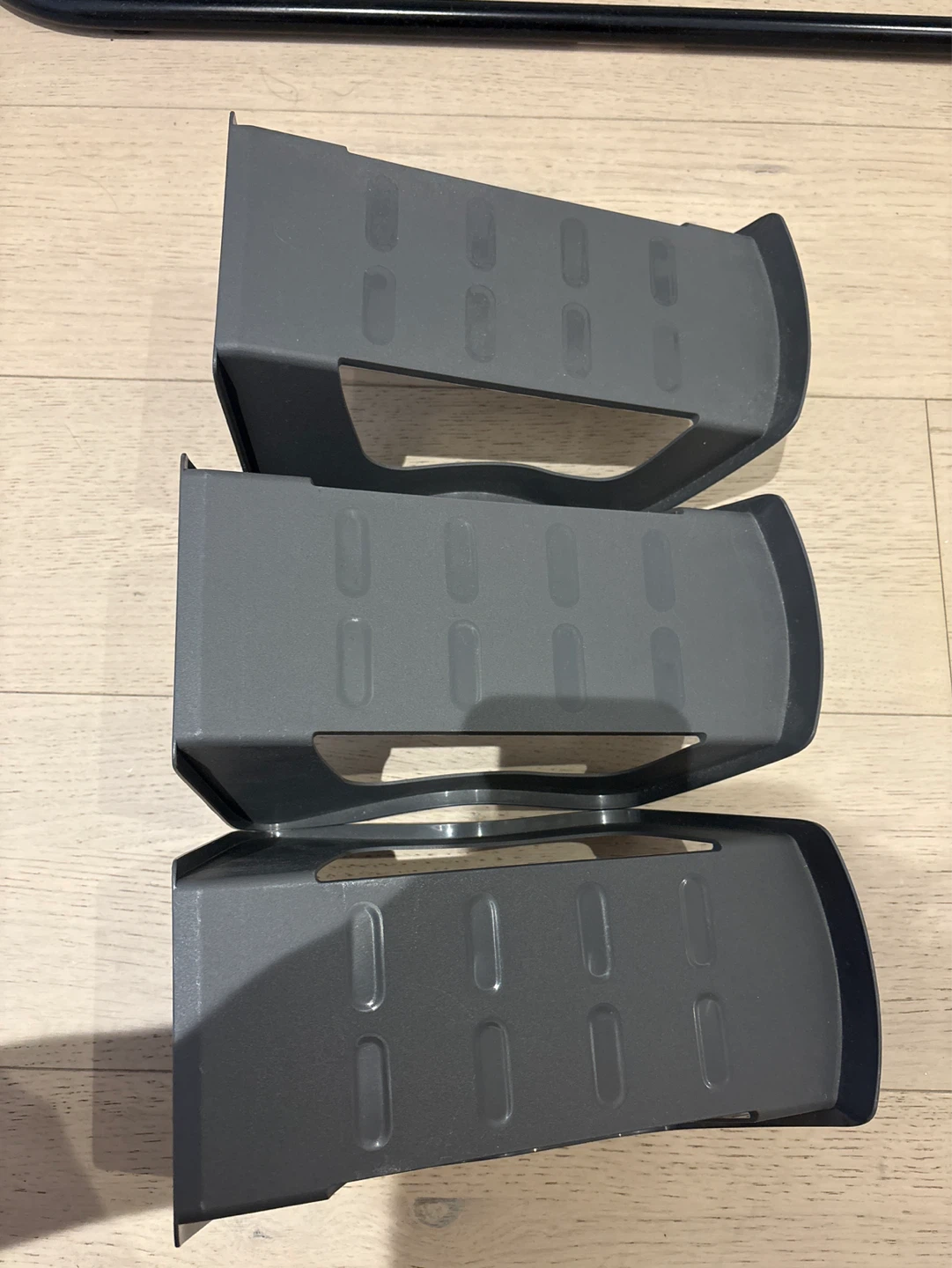 Set of 3 Grey Shoe Organizers