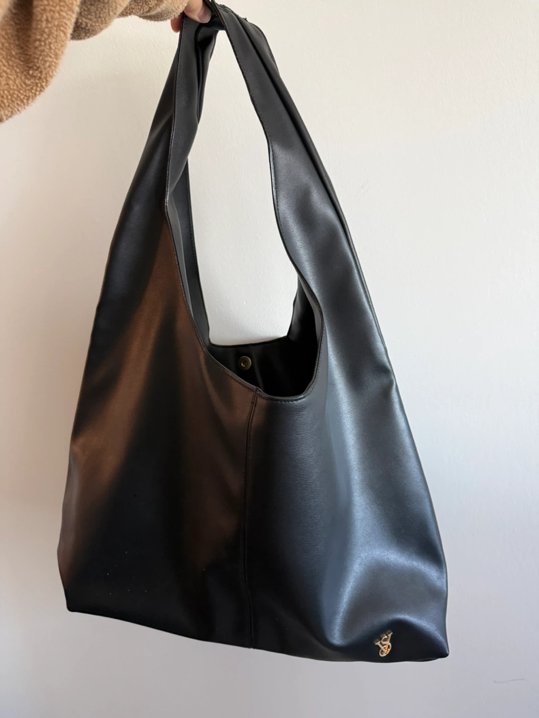 Pleather black bag brand new