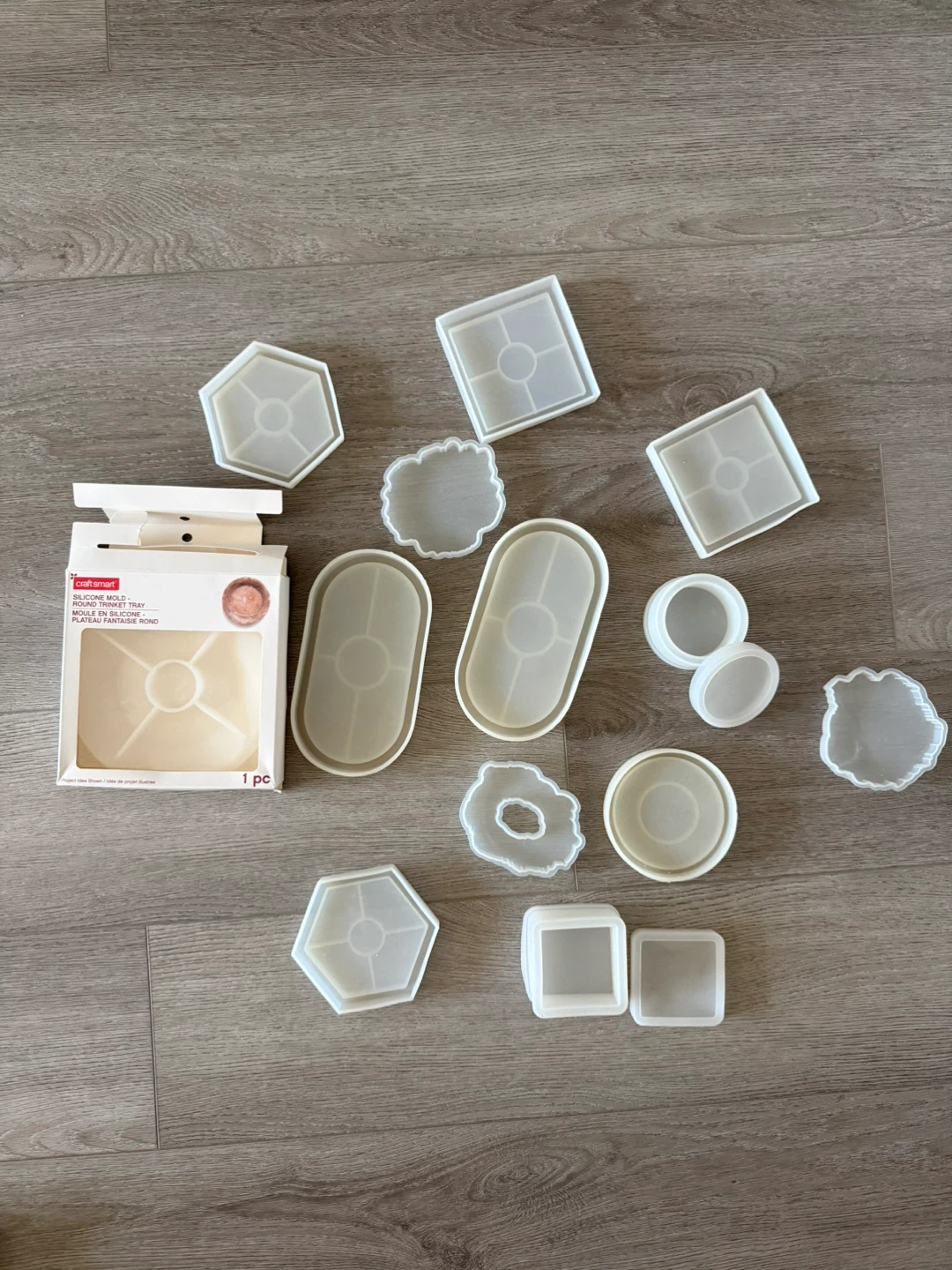 Silicone moulds for crafting