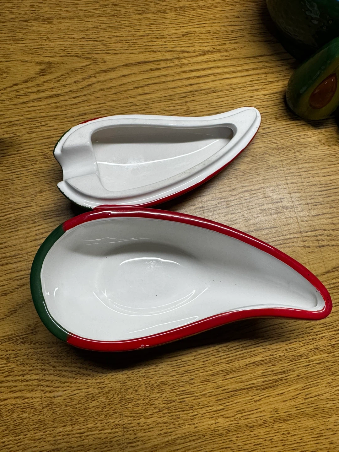 Avocado & Jalapeno Shaped Serving Dishes - photo 3