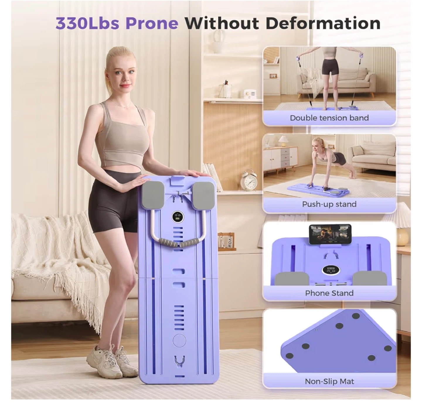 Mosdos Foldable Portable Pilates Reformer - photo 5