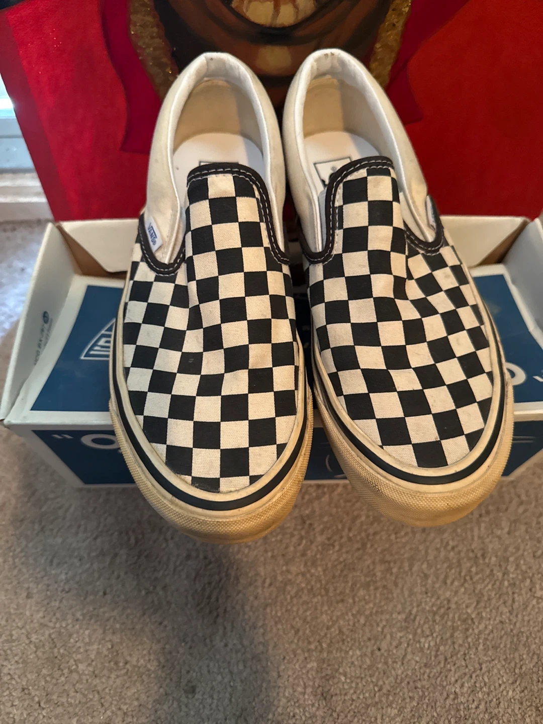 Vans Checkerboard "Fast Times" Slip-On Shoes - photo 2