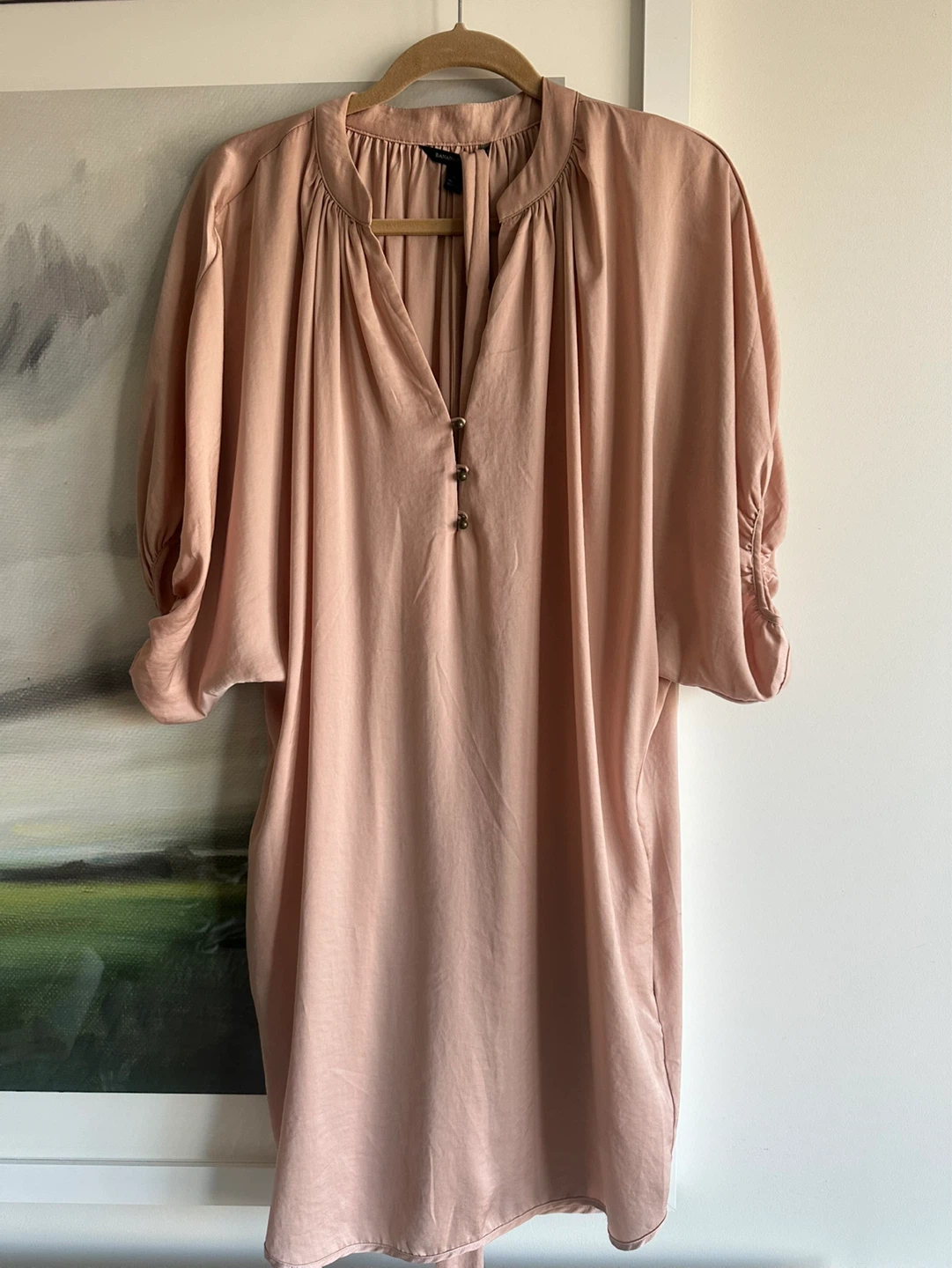 Banana Republic balloon sleeve dress