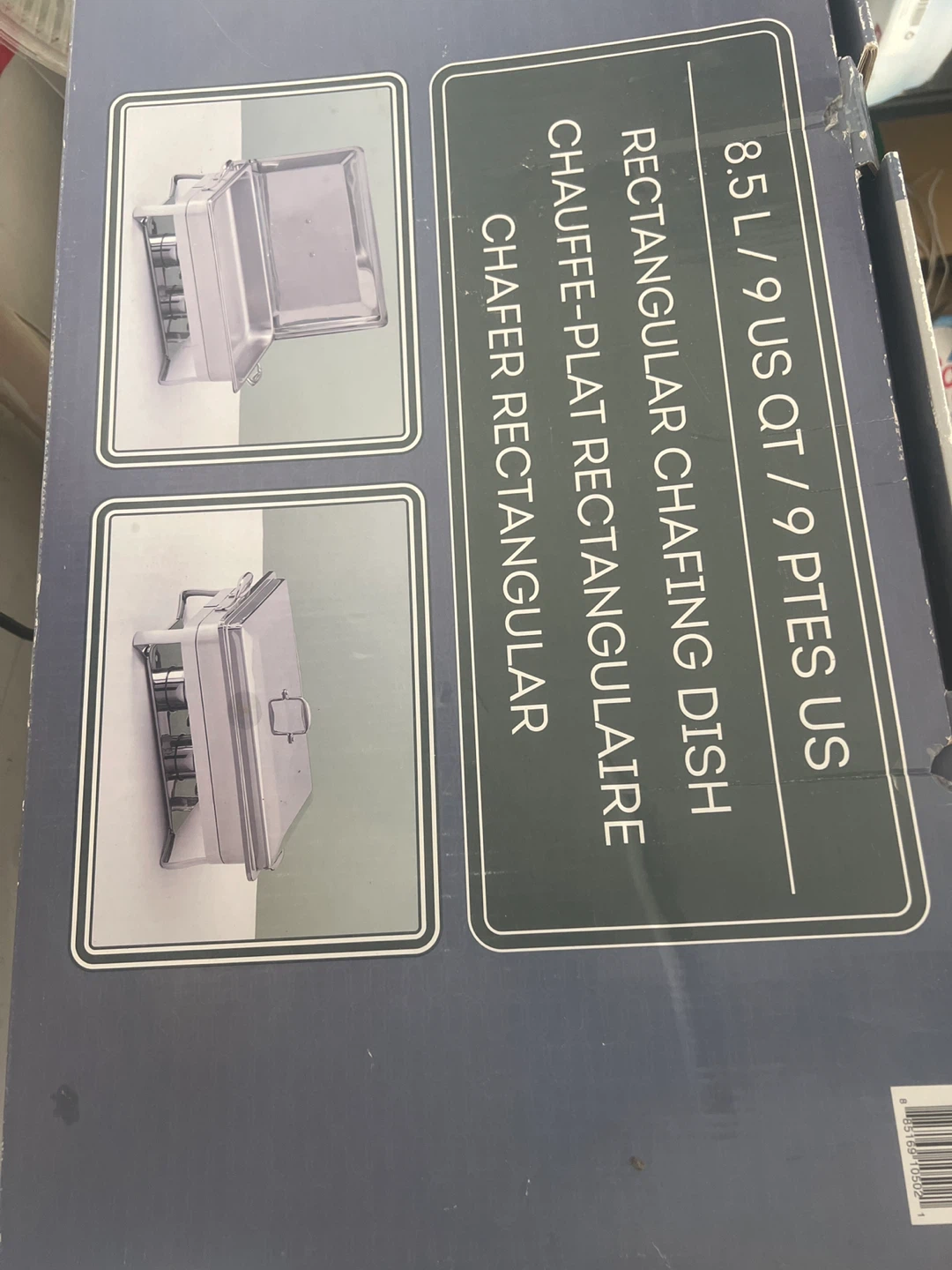 Rectangular Chafing Dish - Stainless Steel
