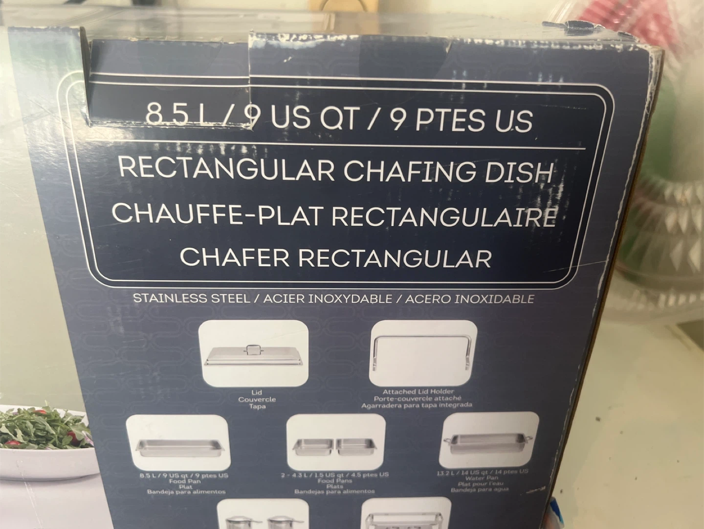 Rectangular Chafing Dish - Stainless Steel - photo 2