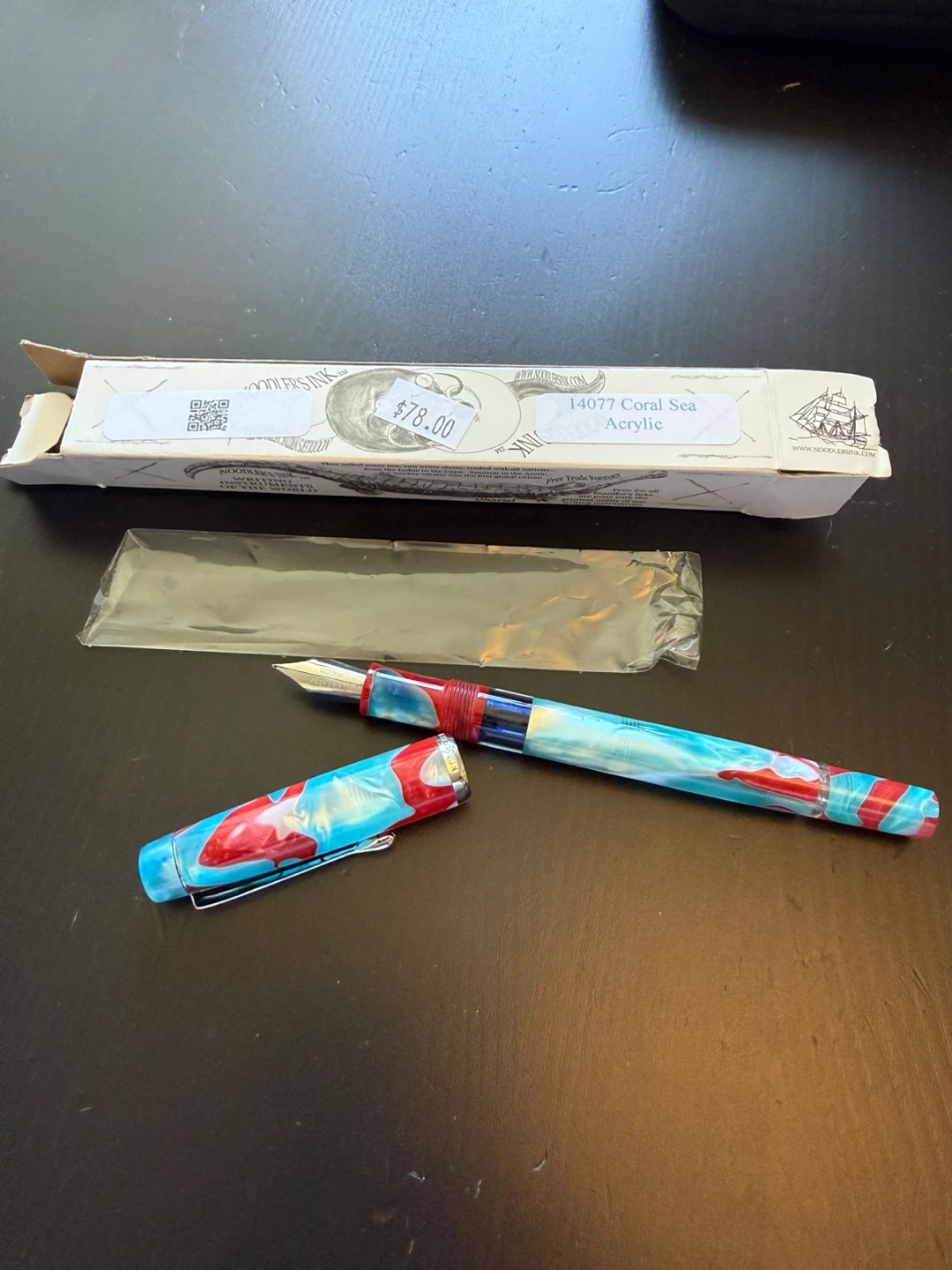 Noodler's Ink Konrad 14077 Coral Sea Fountain Pen