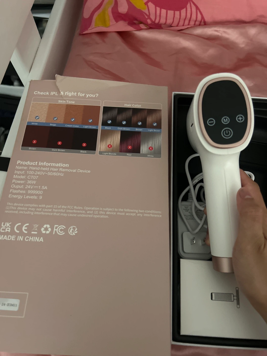 ICE-COOL Hand-held Hair Removal Device - photo 2