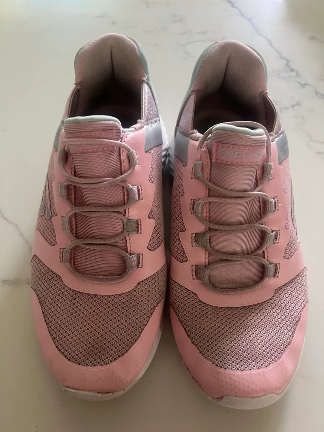 Step in Skechers Pink & Blue Running Shoes size 1 - photo 2