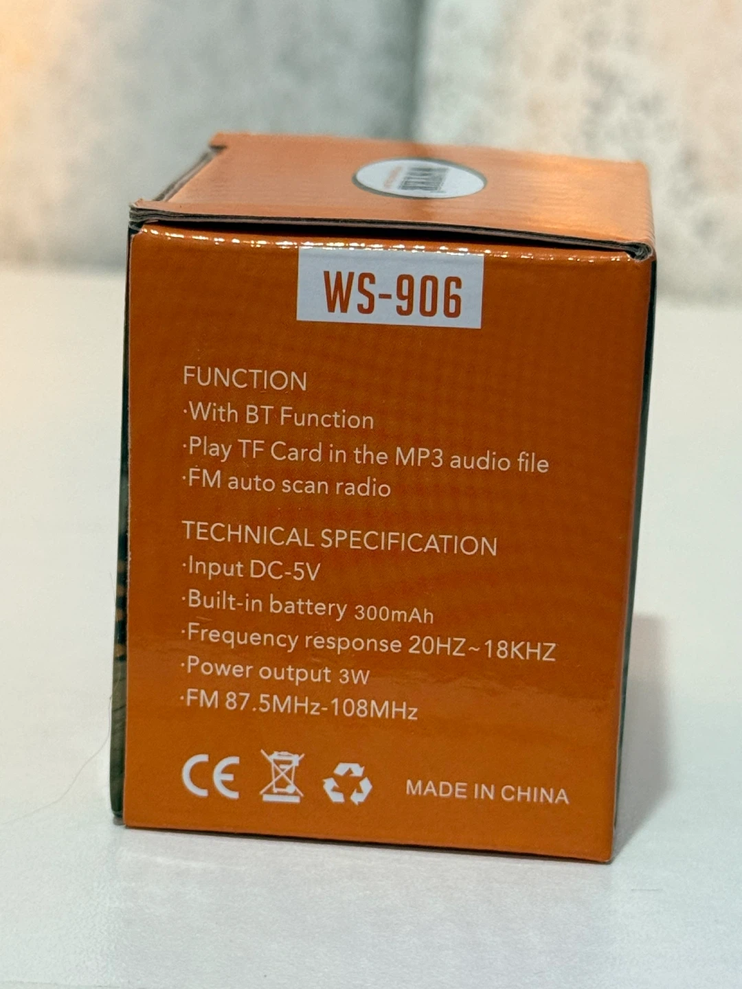 WSTER WS-906 Wireless Bluetooth Speaker - photo 4