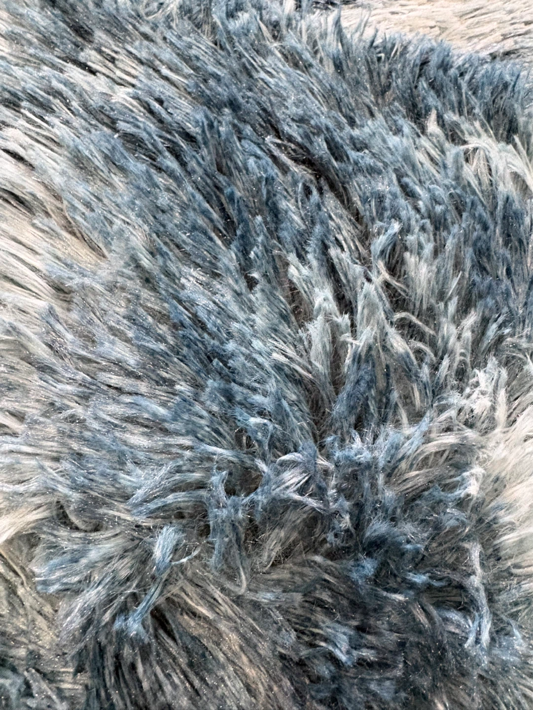 New!  Tie-Dyed Navy Blue Soft Area Rug 5x8 ft⚽️ - photo 4