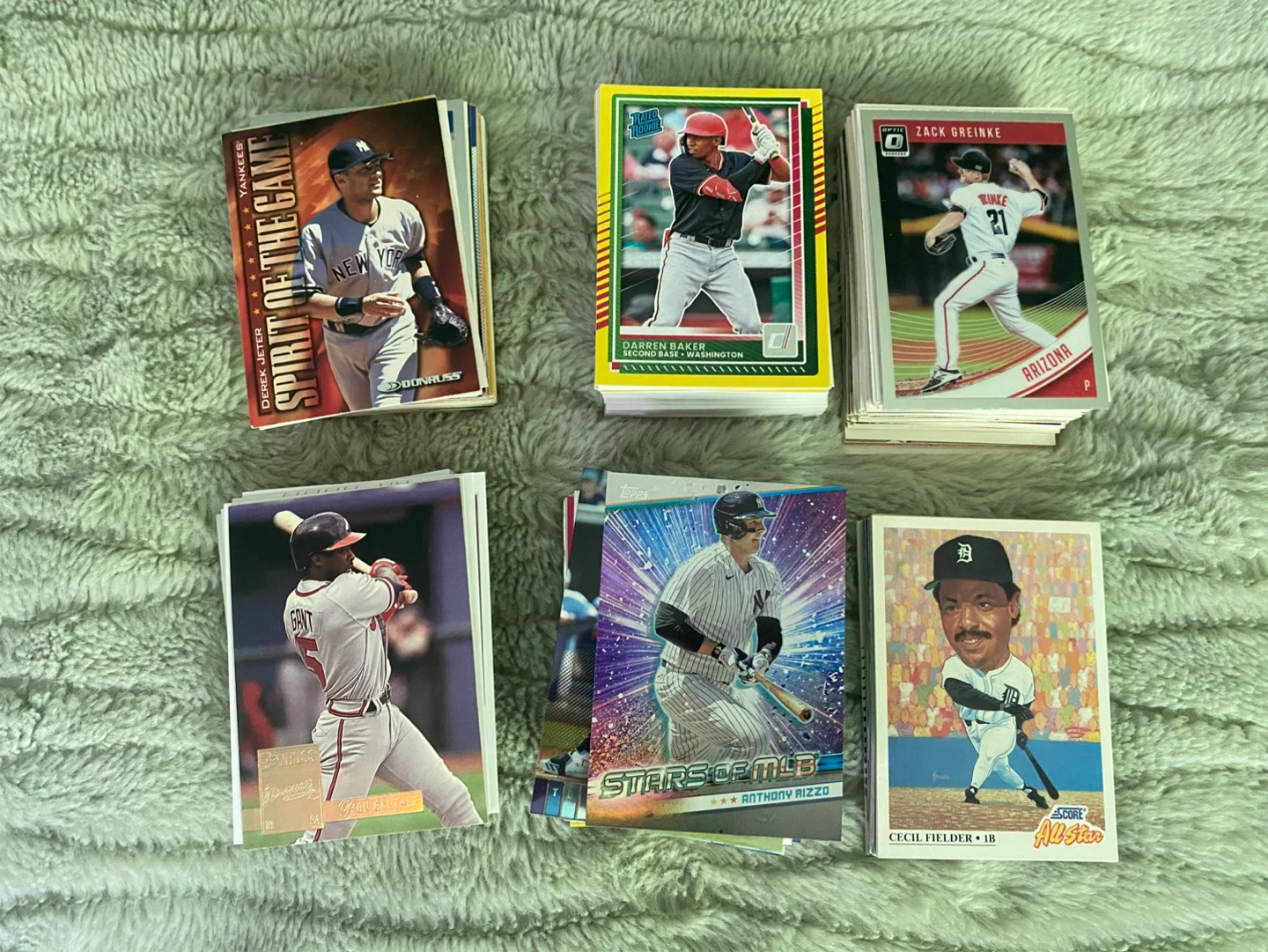 Assorted Baseball Cards Collection