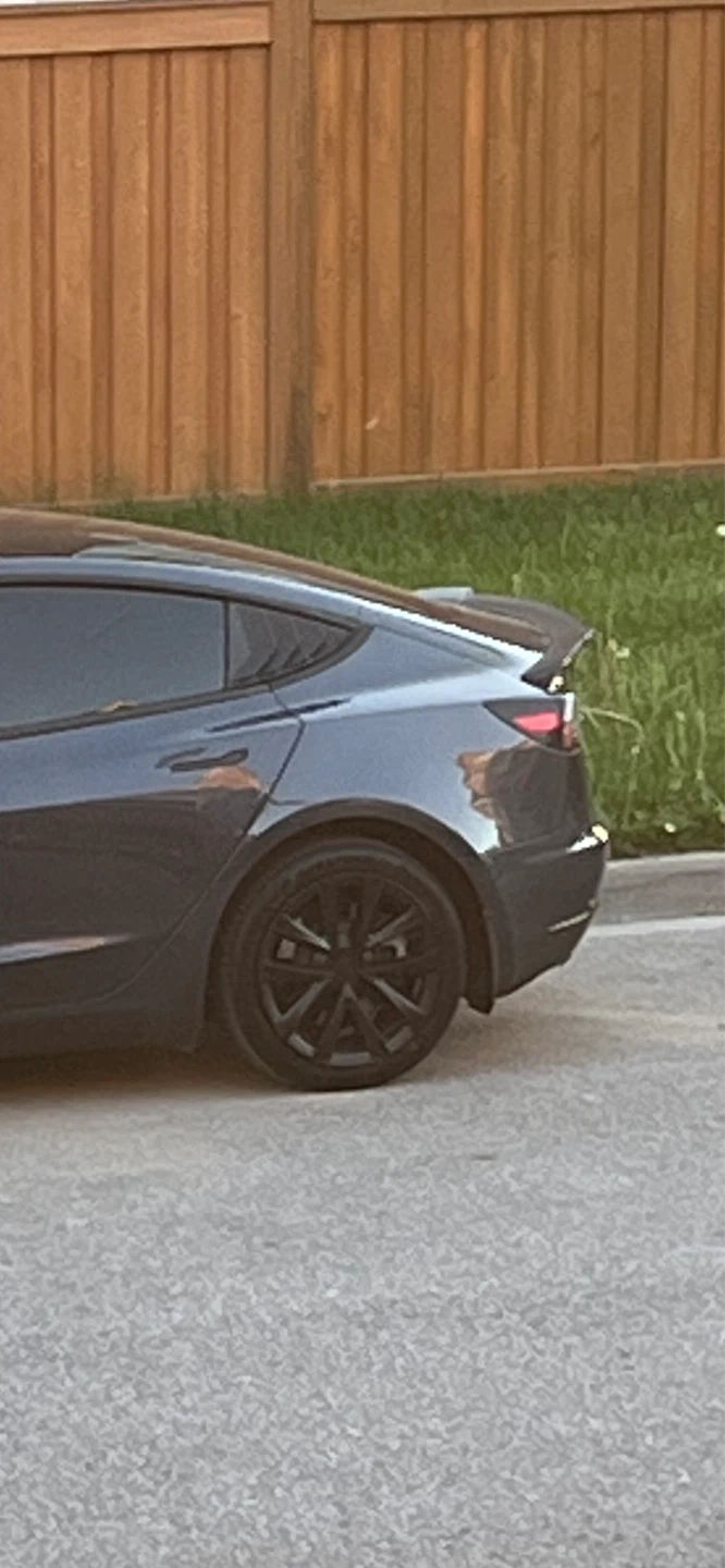 2017-2023 Tesla Model 3 Sport Spoiler (Matte Black) - photo 2