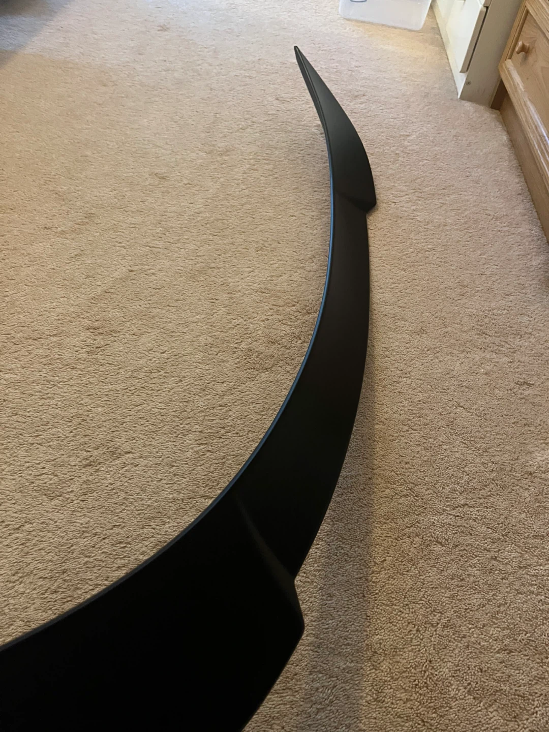 2017-2023 Tesla Model 3 Sport Spoiler (Matte Black) - photo 3