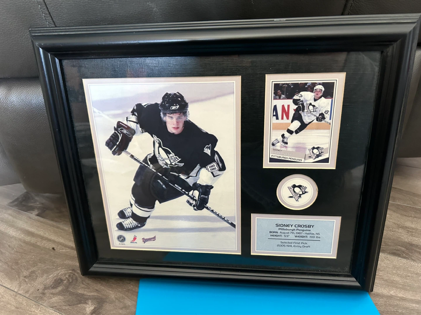 Framed Sidney Crosby Pittsburgh Penguins Memorabilia