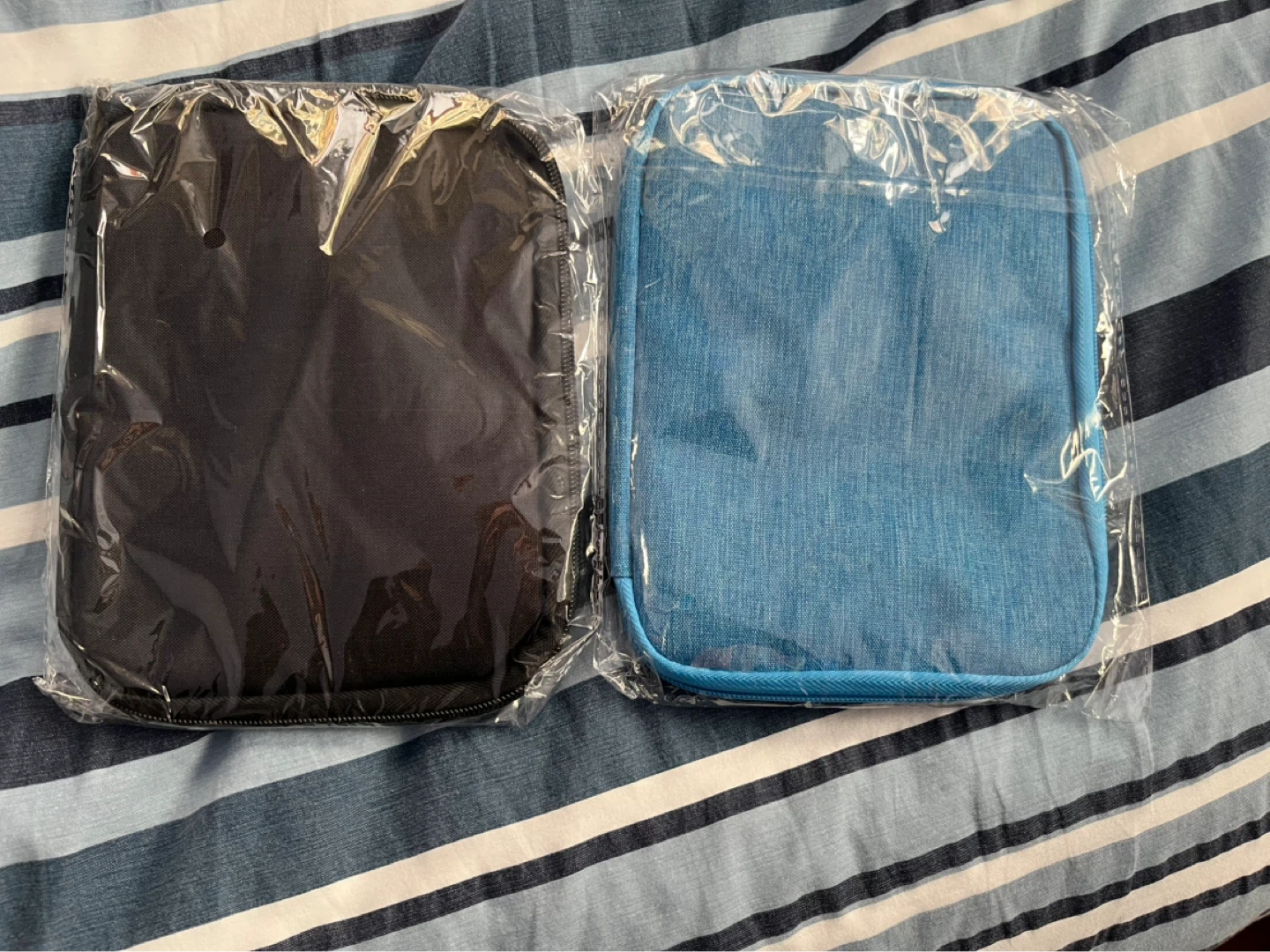 Tech accessories storage pouches