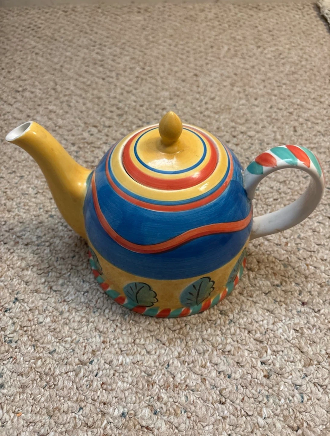 Colorful Ceramic Teapot