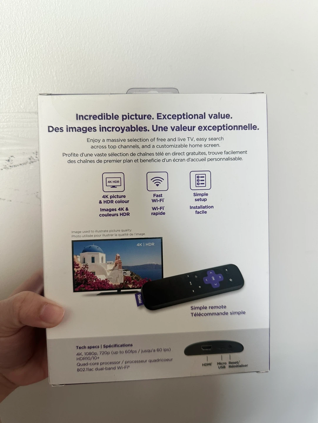 Unused Roku Express 4K Streaming Media Player - photo 2