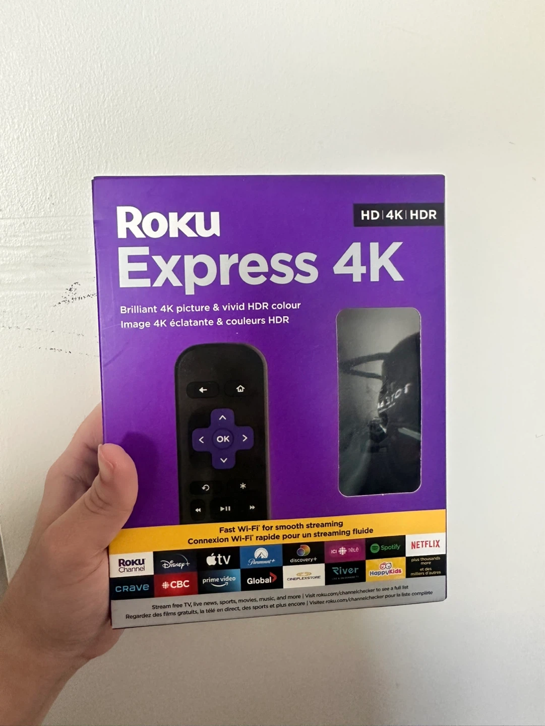 Unused Roku Express 4K Streaming Media Player