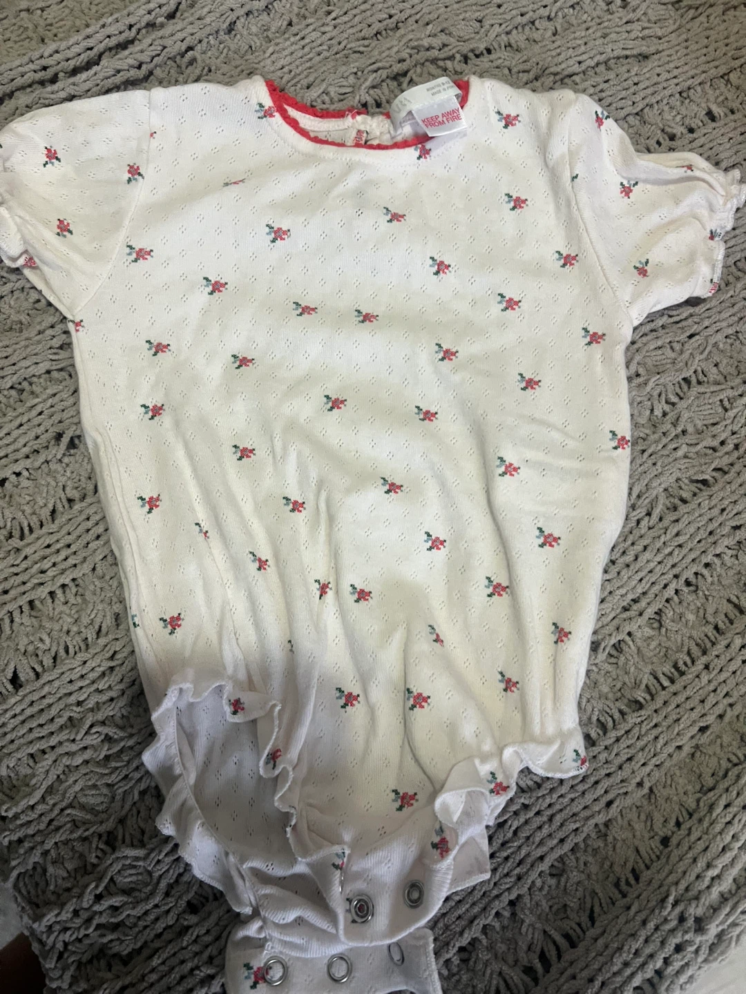 Zara Baby Girl Floral Romper