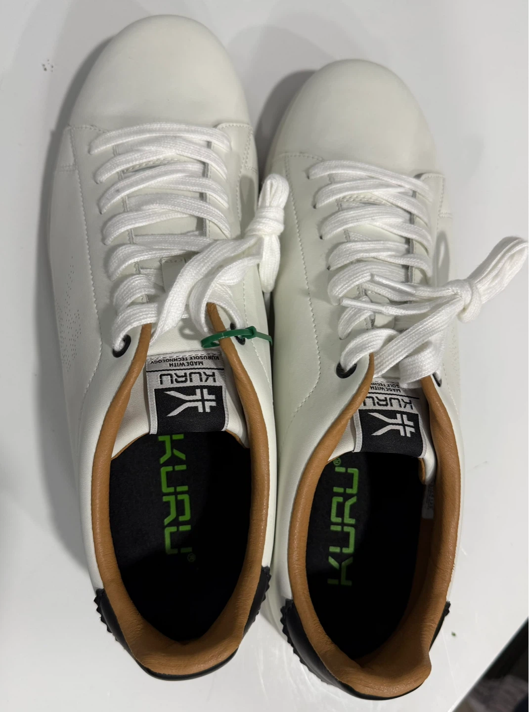 Kuru Roam White Leather Sneakers