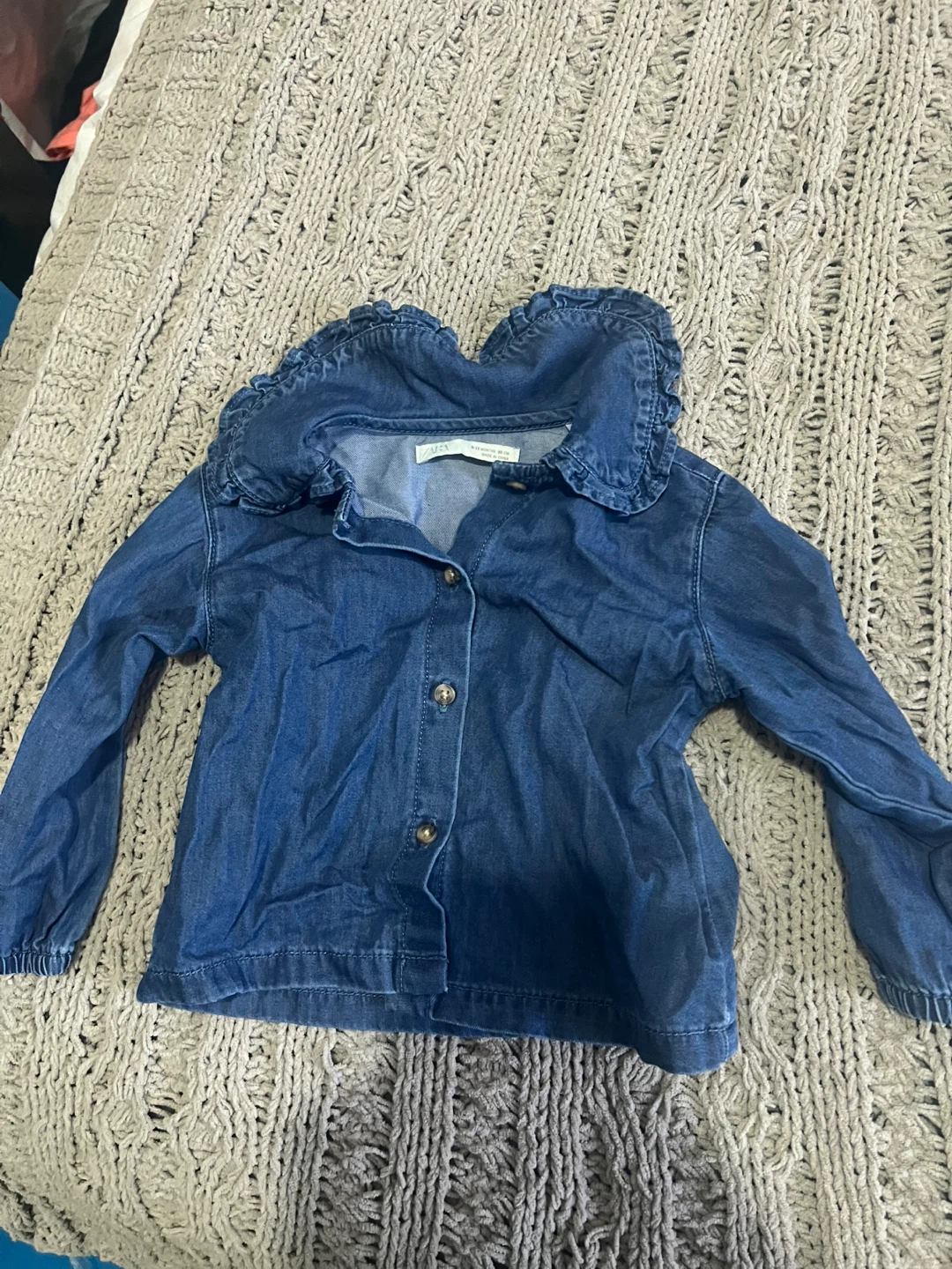 Zara Denim Shirt - 9-12 Months