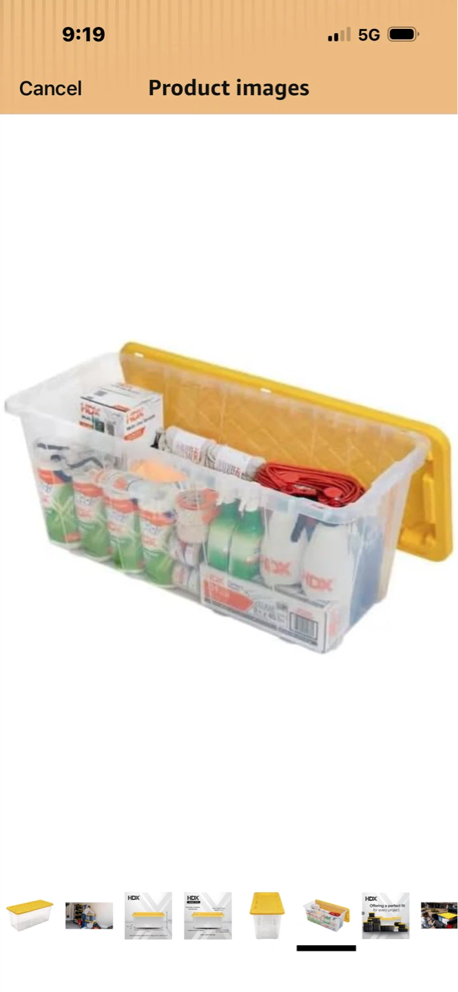 HDX Storage Tote with Lid 57 Gal - photo 5