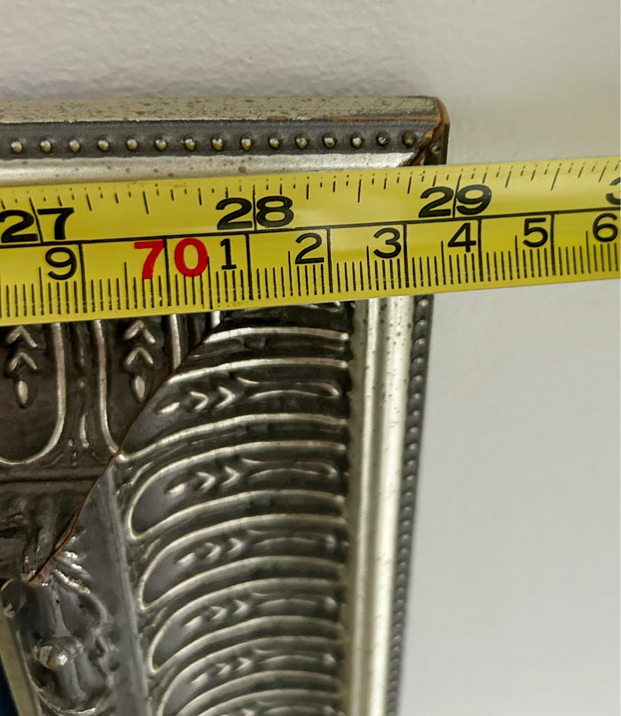 Stanley Monarch Ornate Silver Wall Mirror - photo 5