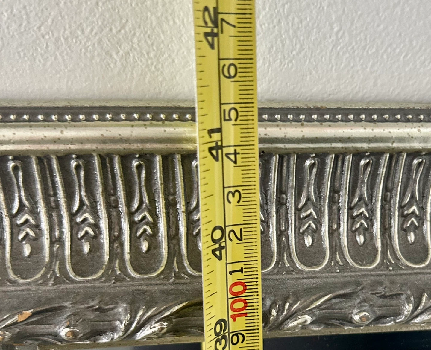 Stanley Monarch Ornate Silver Wall Mirror - photo 4