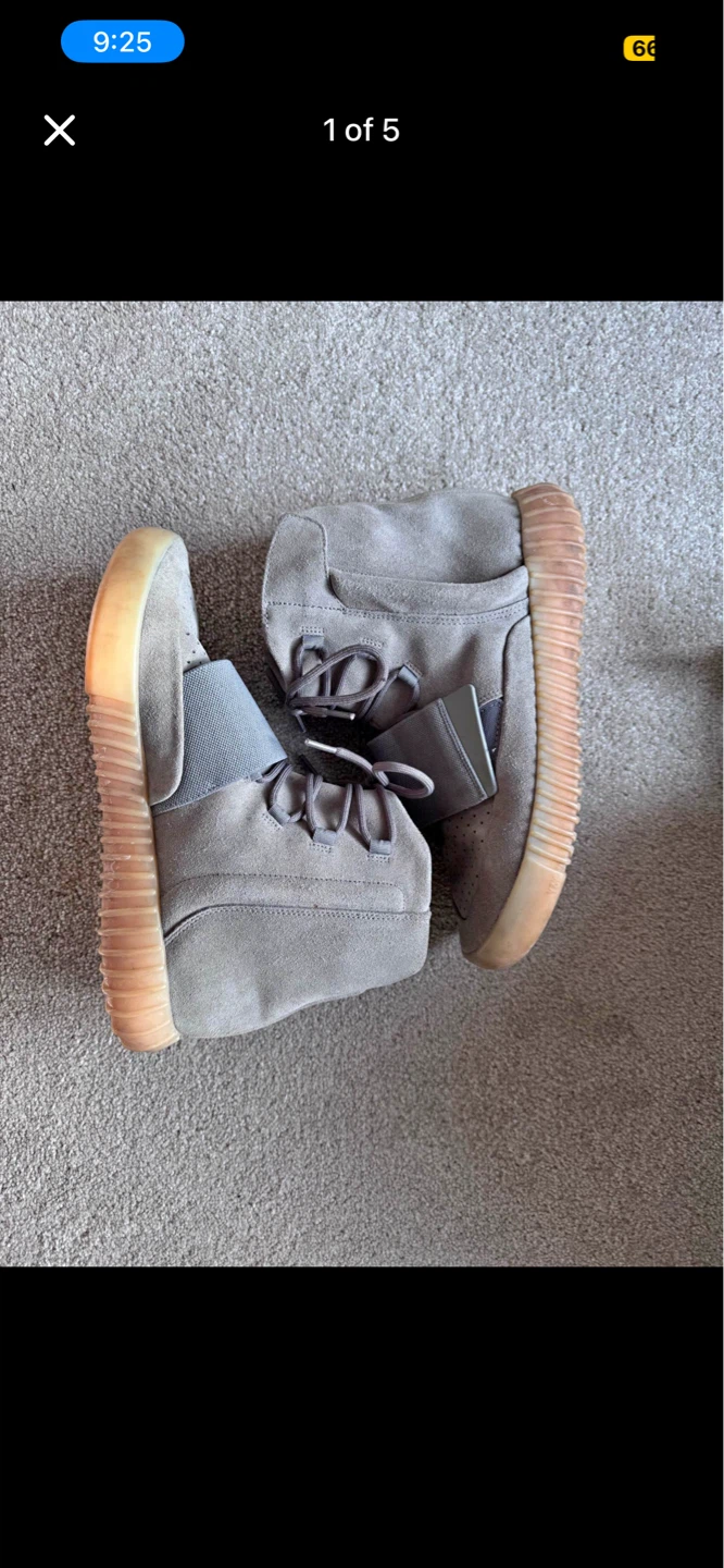 yeezy 750 light grey size 10