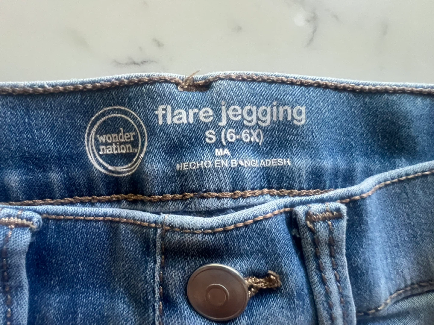 Wonder Nation Flare Jegging Jeans - Size S (6-6X) - photo 4