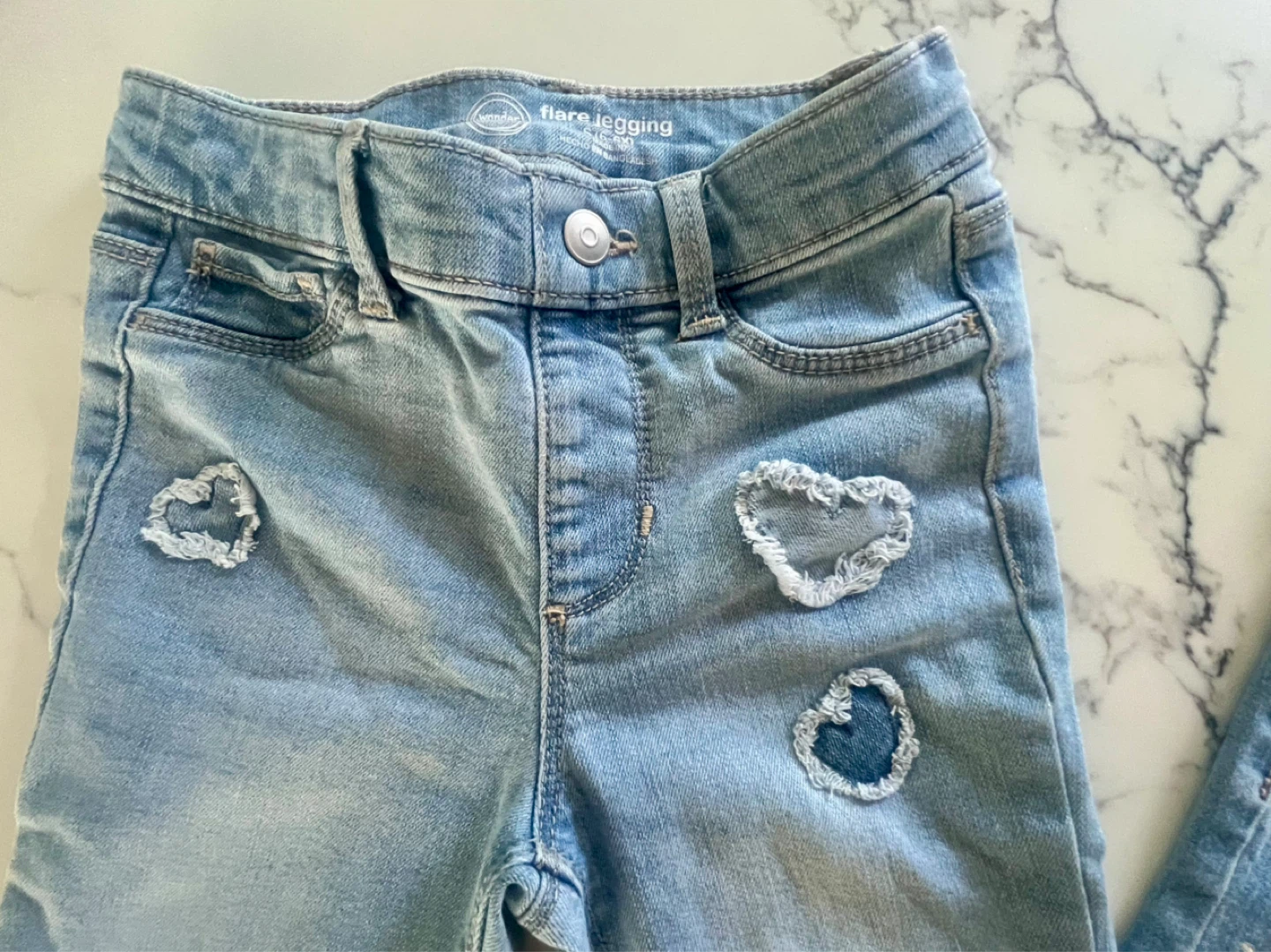Wonder Nation Flare Jegging Jeans - Size S (6-6X) - photo 3