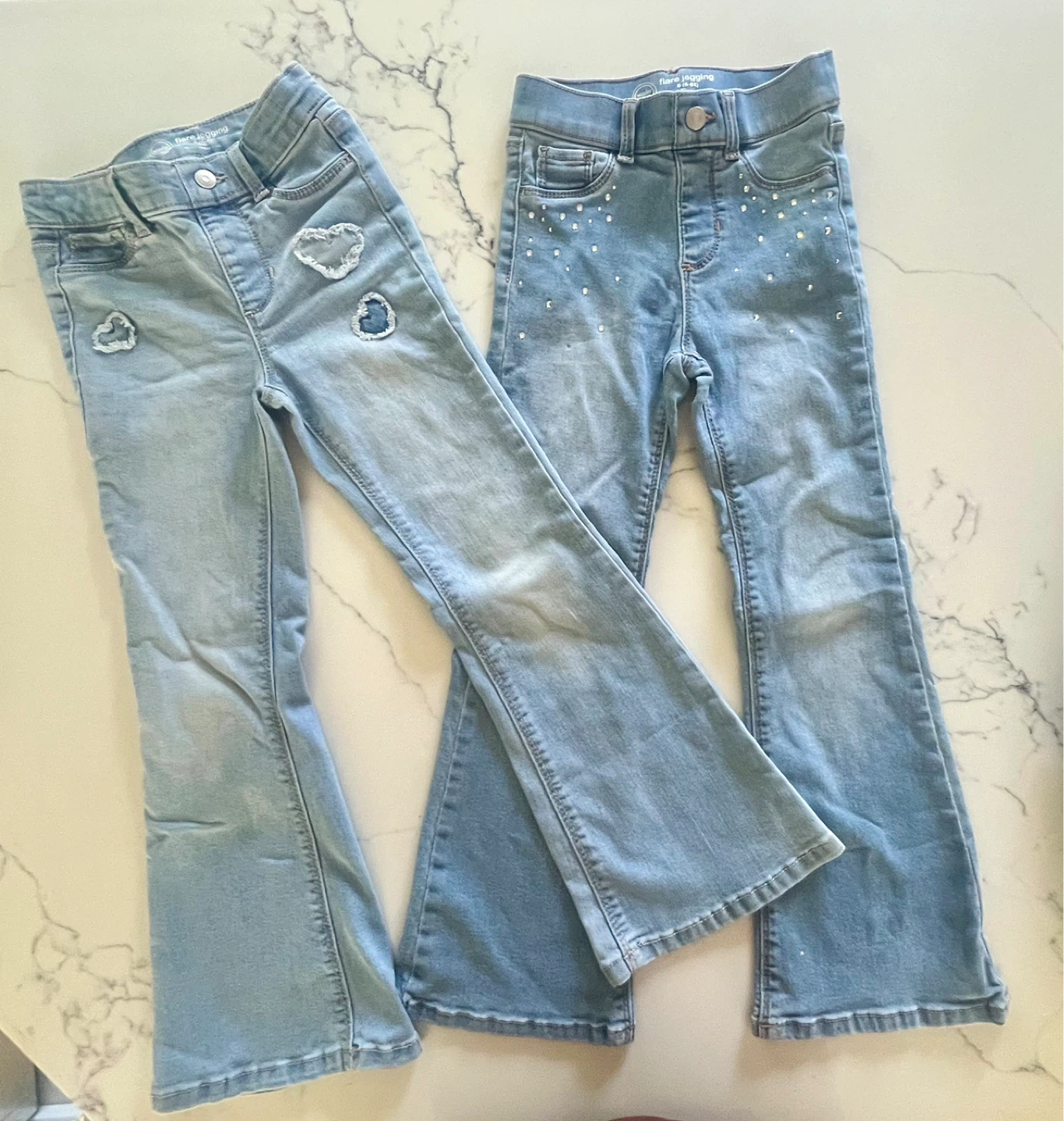 Wonder Nation Flare Jegging Jeans - Size S (6-6X)