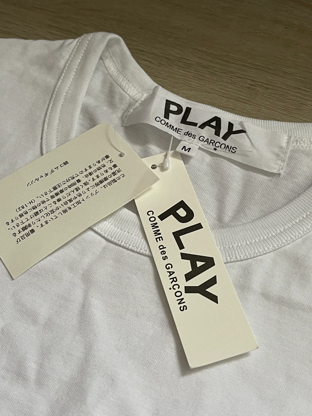 Comme Des Garçons White Heart Tee ⚽️ - photo 4