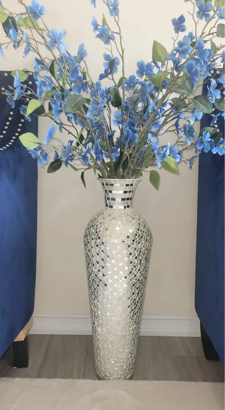 Blue Velvet Accent Chair - photo 5