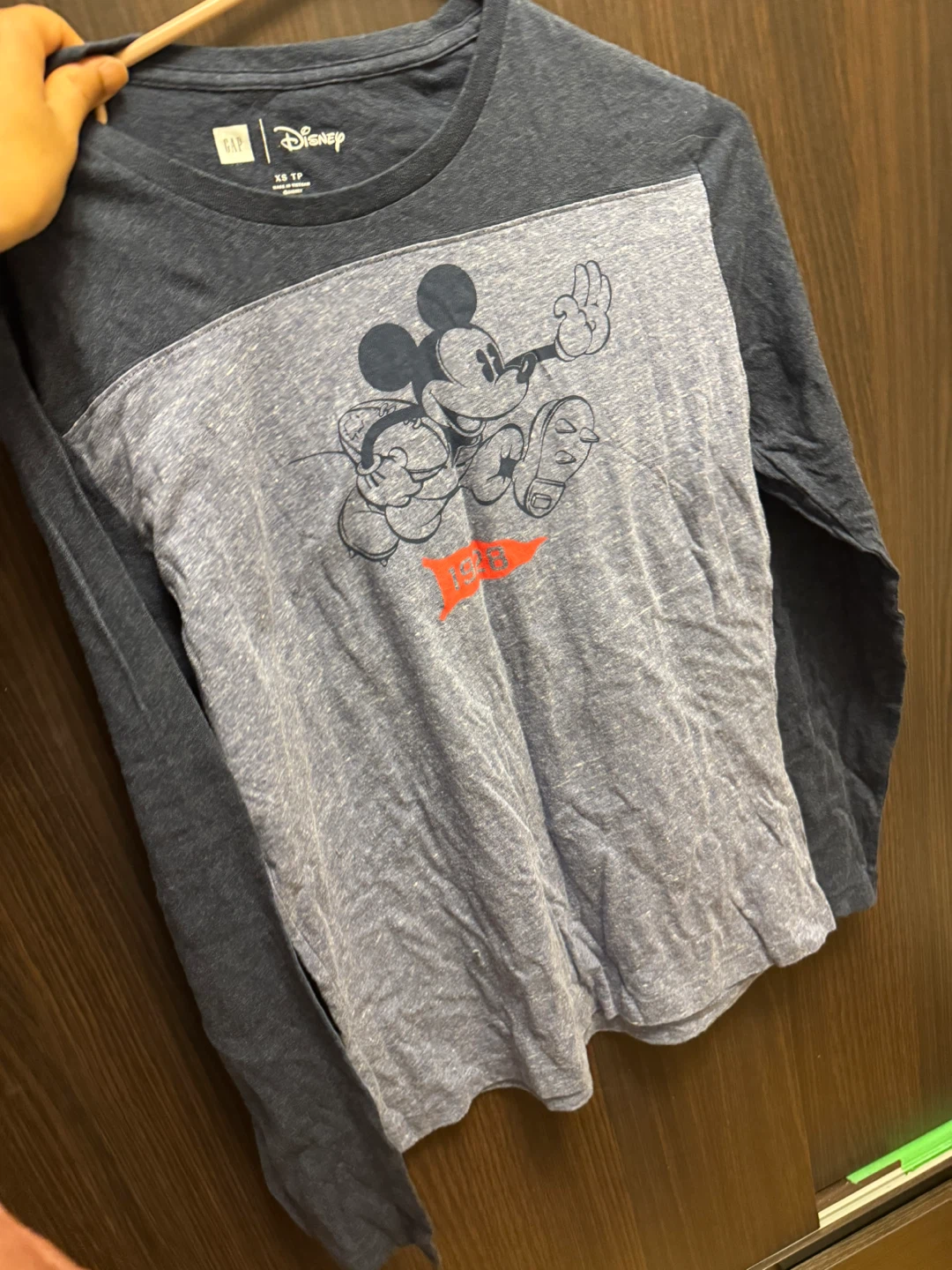 GAP Disney Mickey Mouse Long Sleeve Shirt