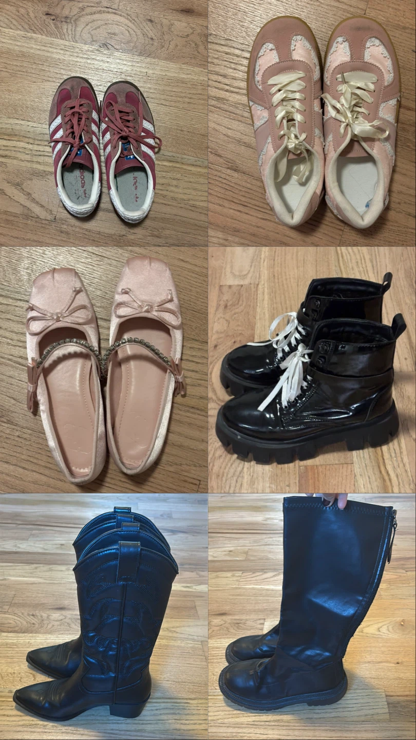 Assorted footwear