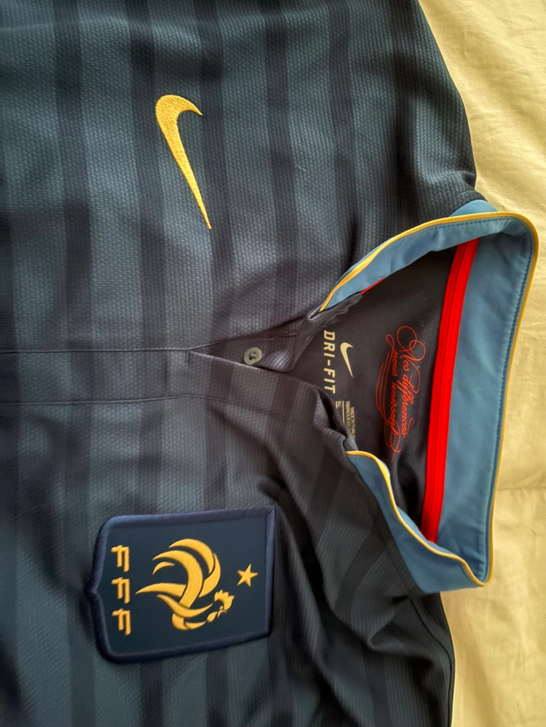 Nike France FFF Dri-FIT Polo Shirt - photo 2