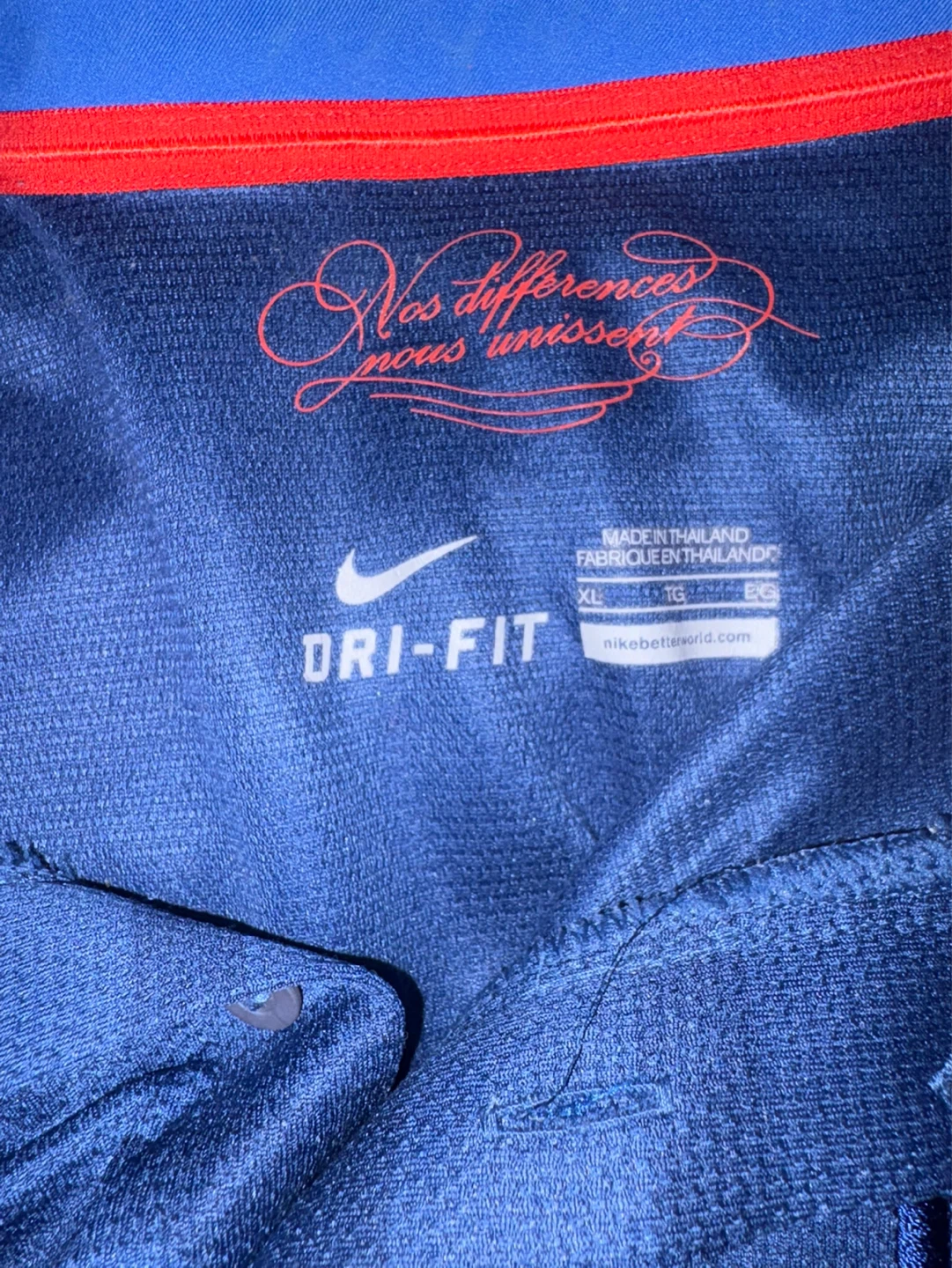 Nike France FFF Dri-FIT Polo Shirt - photo 4