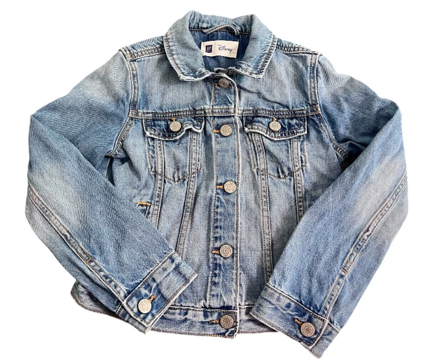 Gap x Disney Mickey Mouse Denim Jacket – Girls Med (8-9 Years)