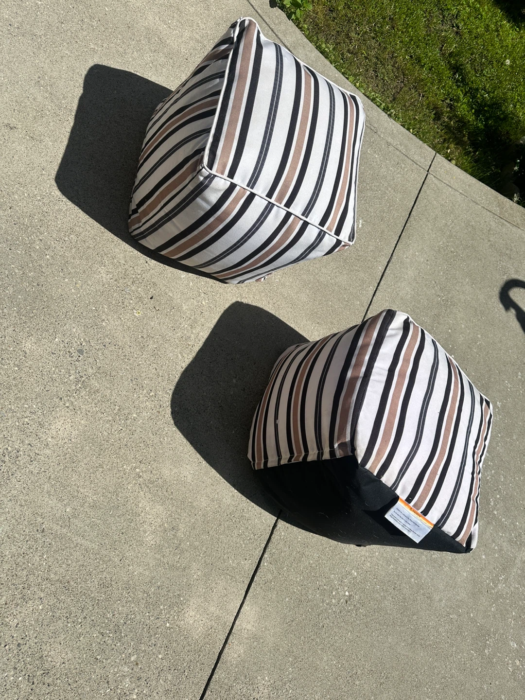 Square (cube) Bean Bag Ottoman - photo 2