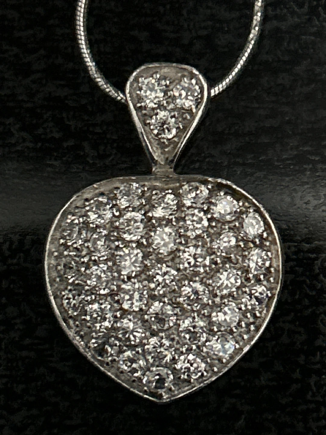 Sterling Silver Heart Pendant Necklace - photo 3