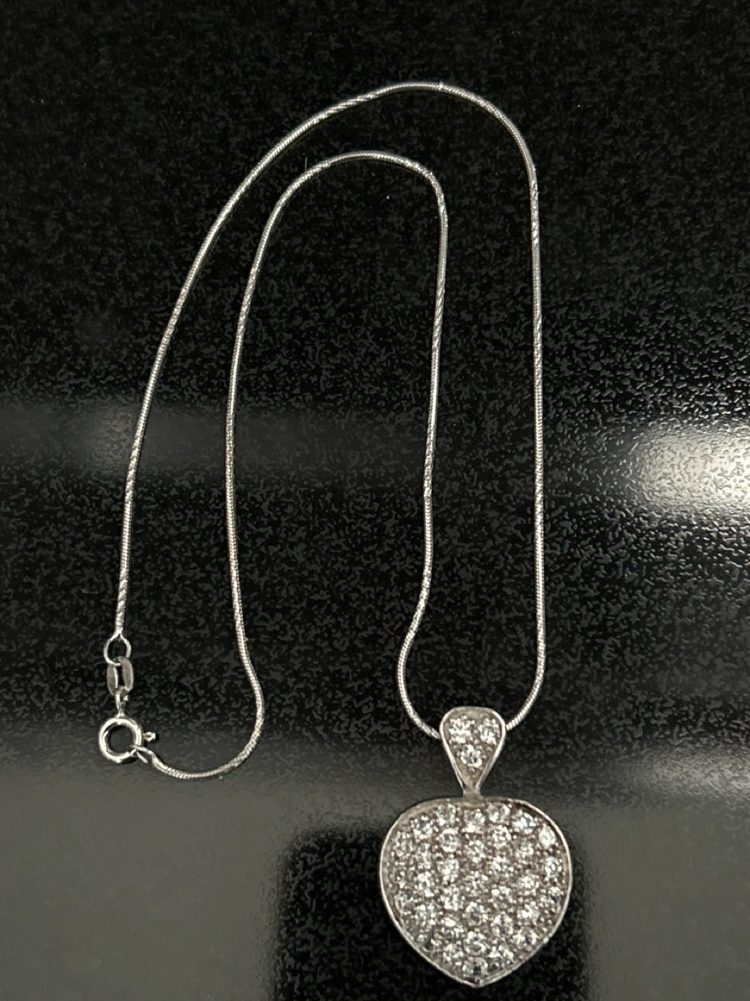 Sterling Silver Heart Pendant Necklace