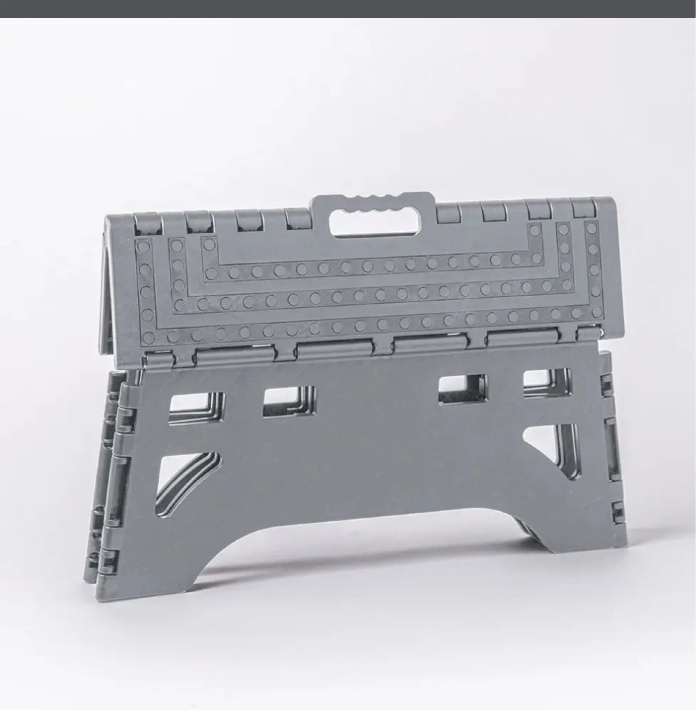Grey Folding Step Stool - photo 3