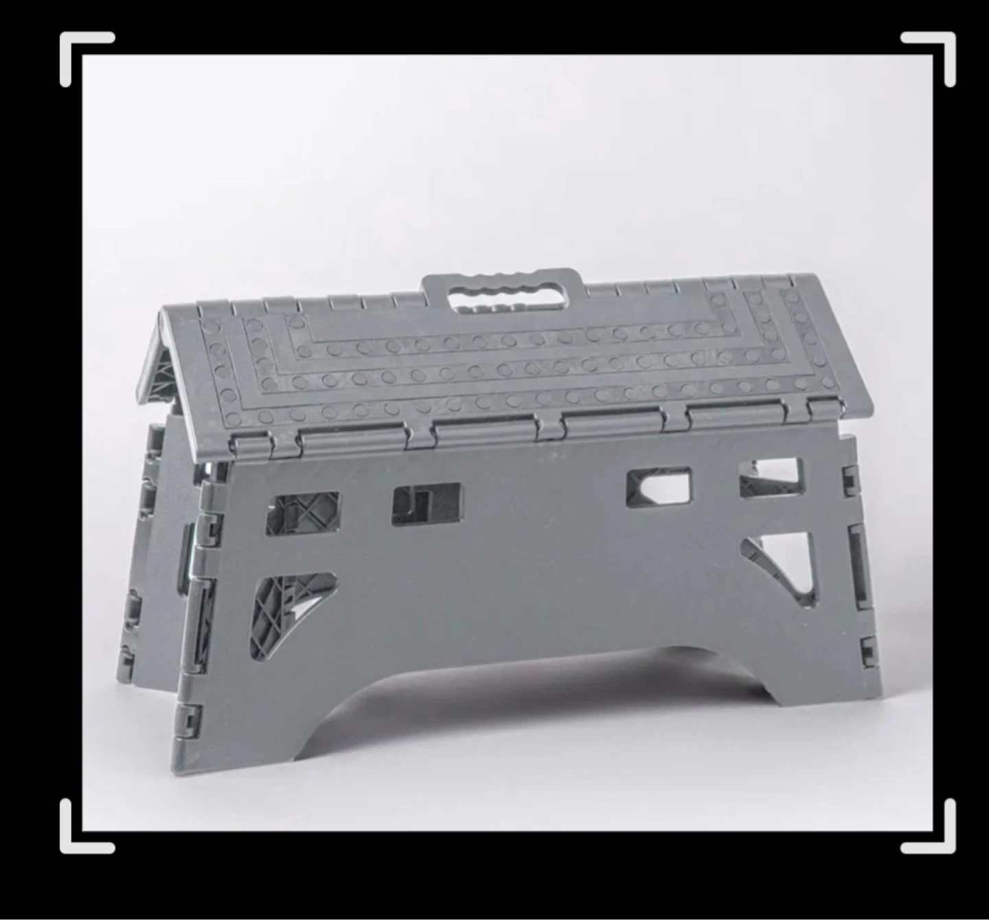 Grey Folding Step Stool - photo 2