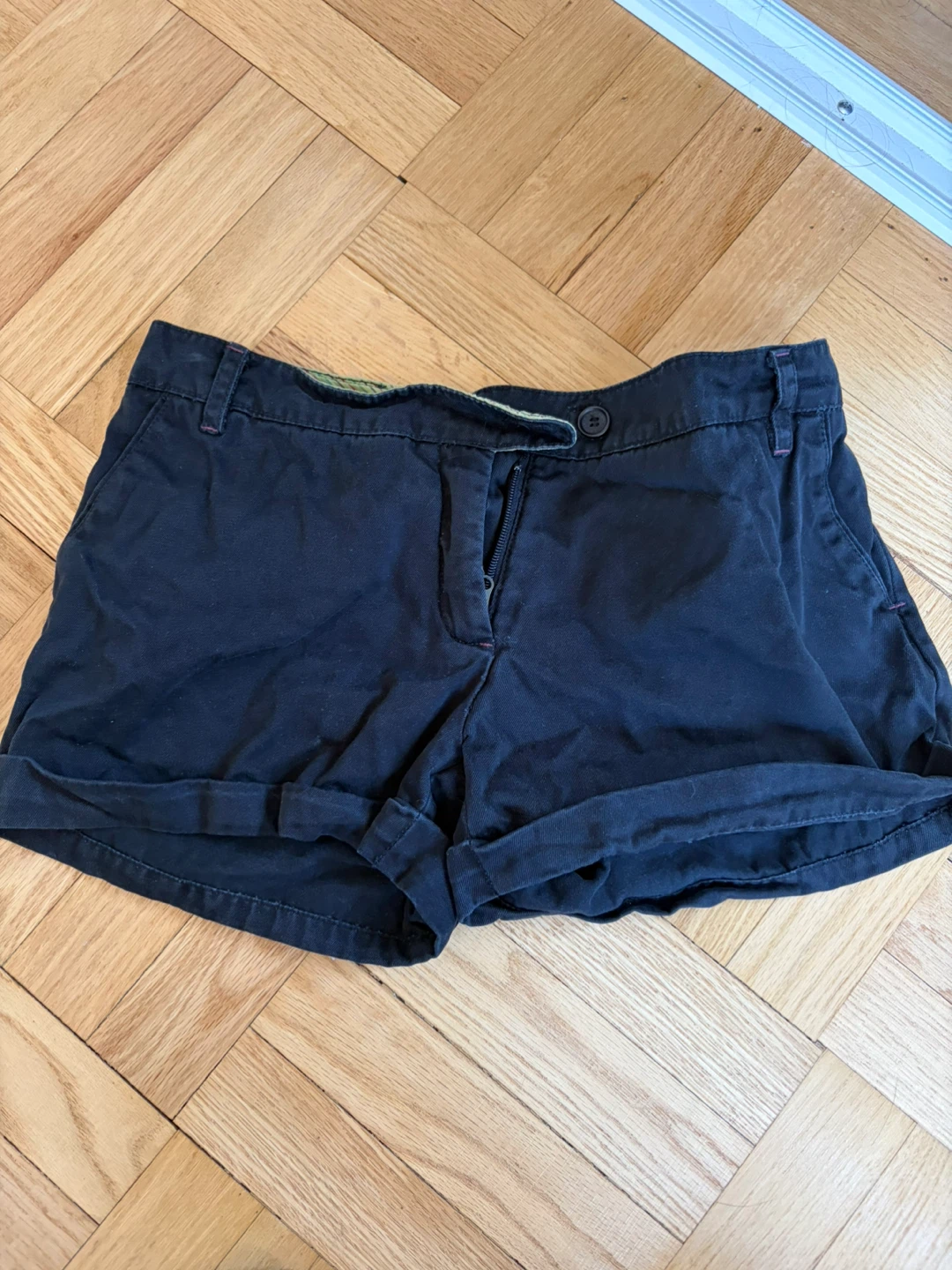 Black mini shorts- Alcott
