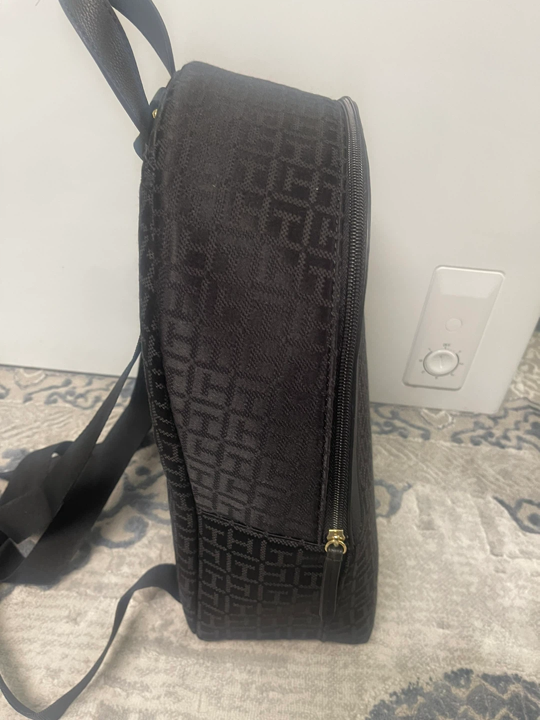Tommy Hilfiger Black Monogram Backpack - photo 3