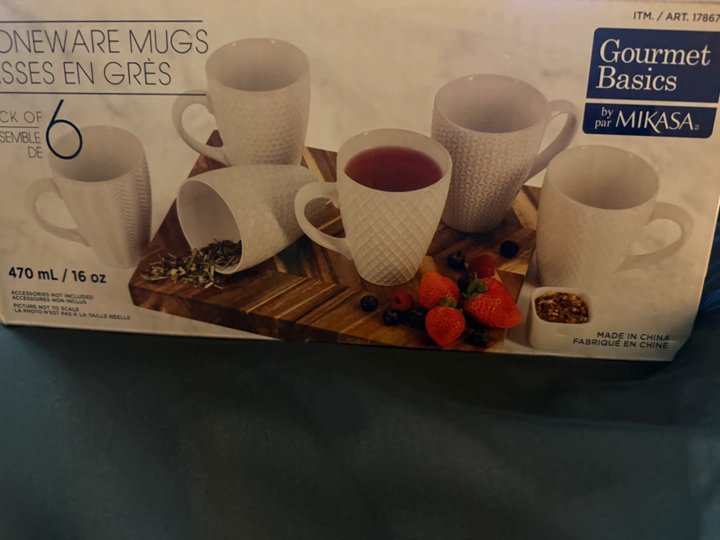 Gourmet Basics by Mikasa Stoneware Mugs Set (6 Pack) - photo 2