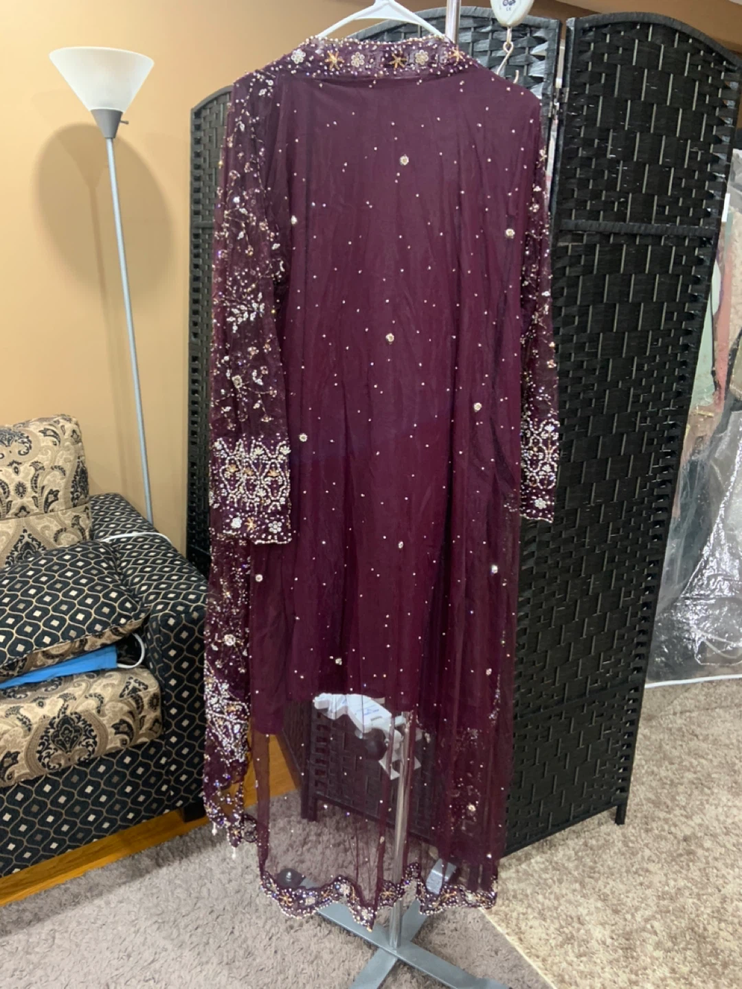 ⚽️⚽️Embellished Burgundy Kurti - photo 2
