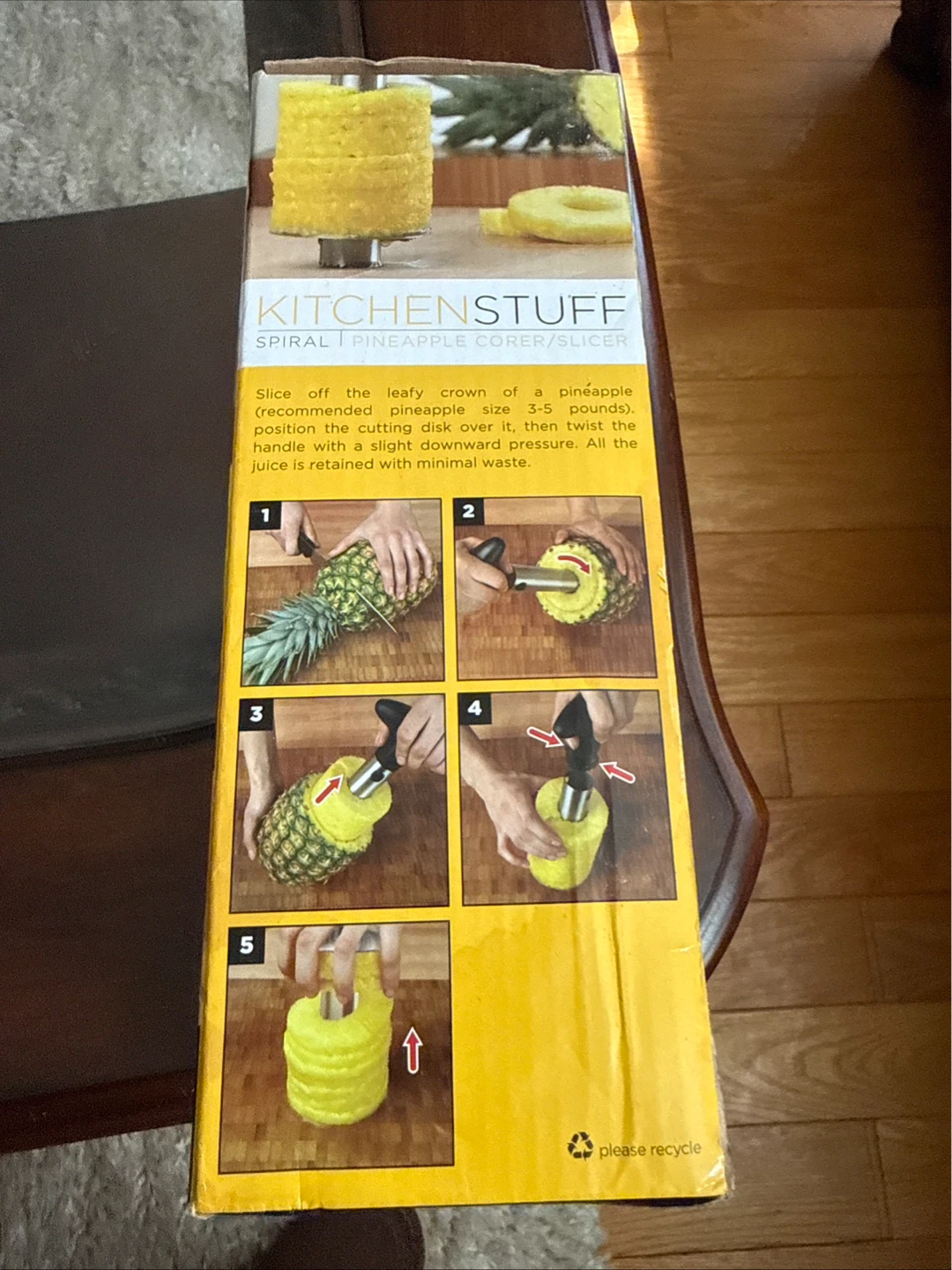 KitchenStuff Spiral Pineapple Corer/Slicer - photo 3